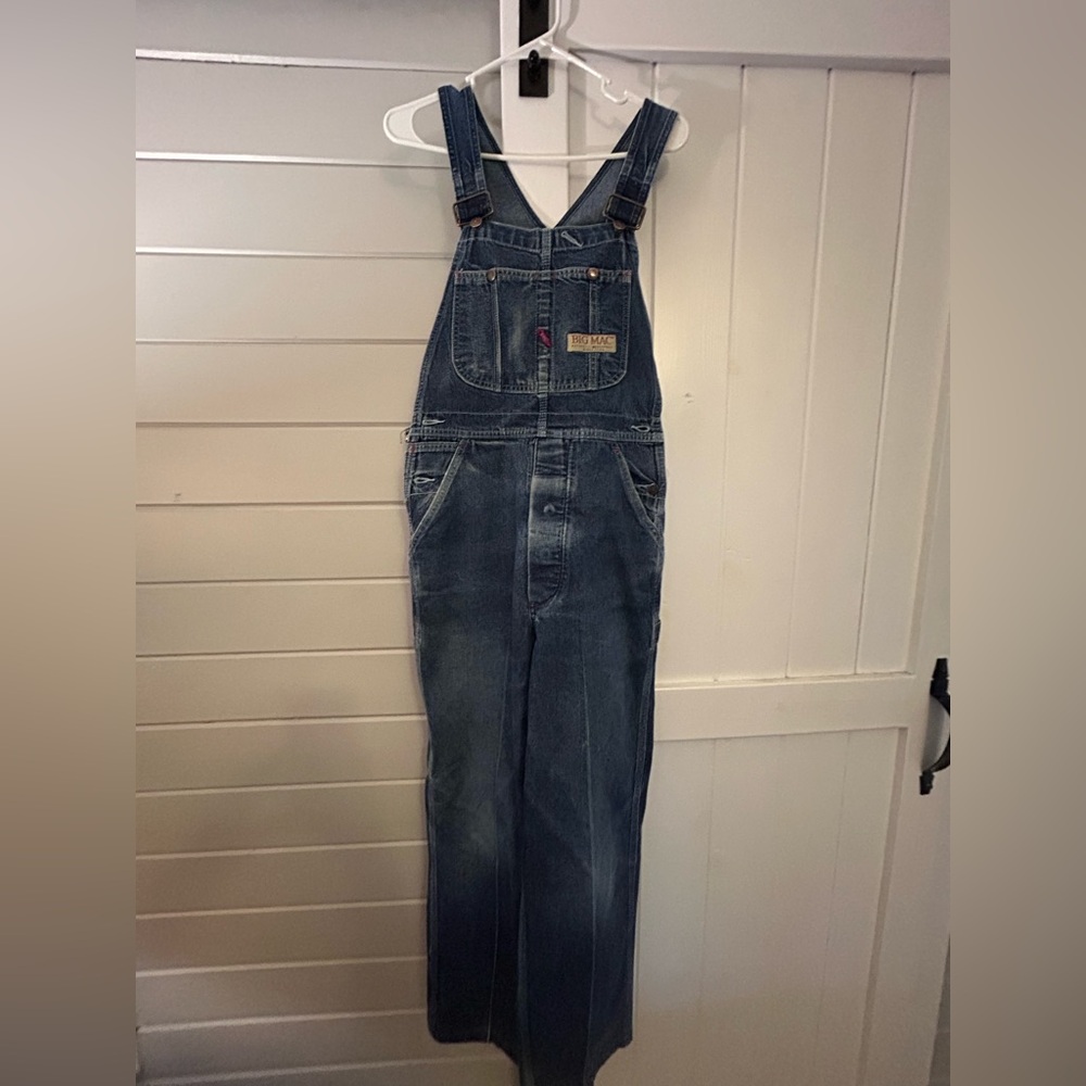 Vintage Big Mac Blue Denim Overalls